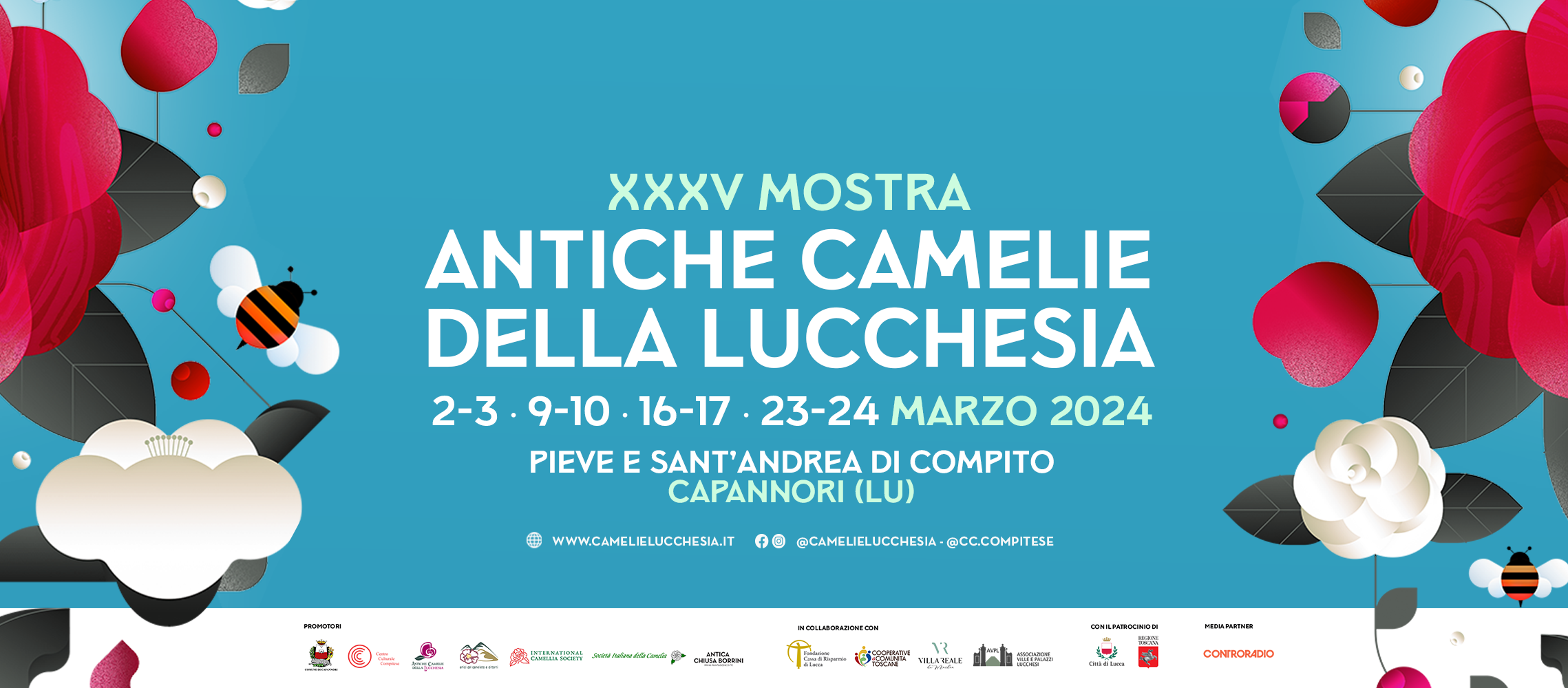 XXXV Mostra Antiche camelie della Lucchesia, marzo 2024